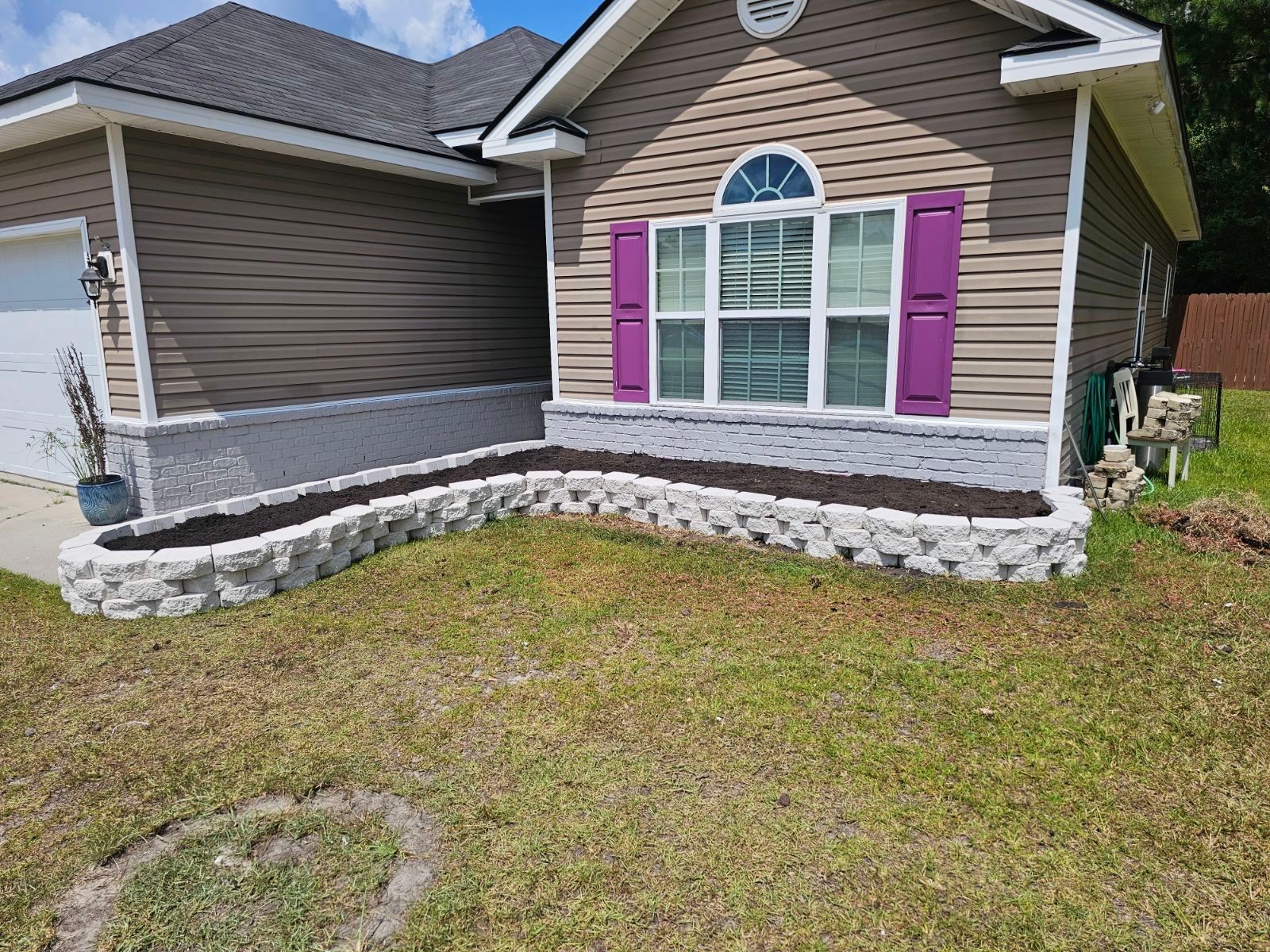 Flower Bed Installation